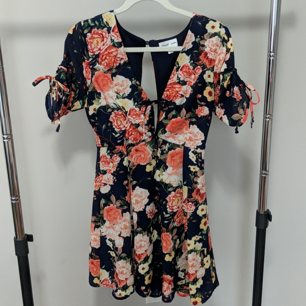 Floral Fit and Flare Dress